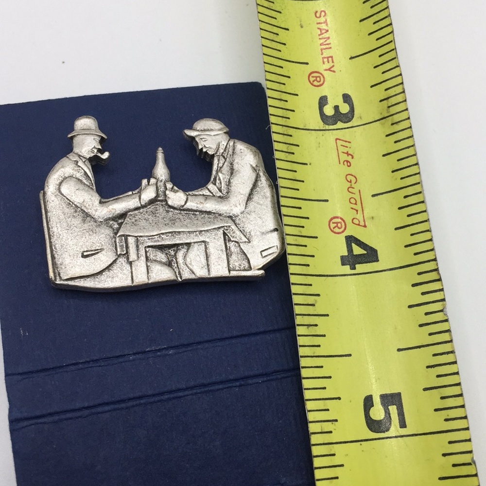 Vintage Cezanne PMA pewter lapel pin - Picture 4 of 4